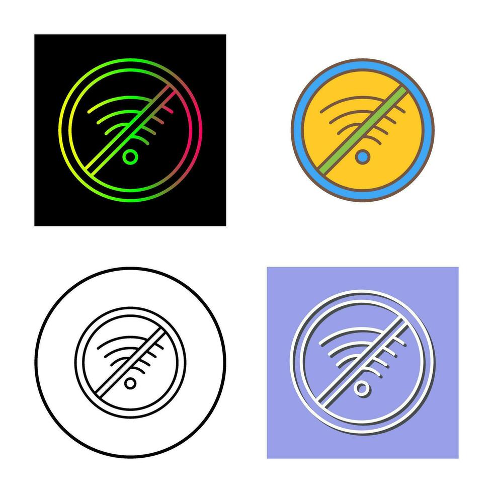 No Wifi Vector Icon