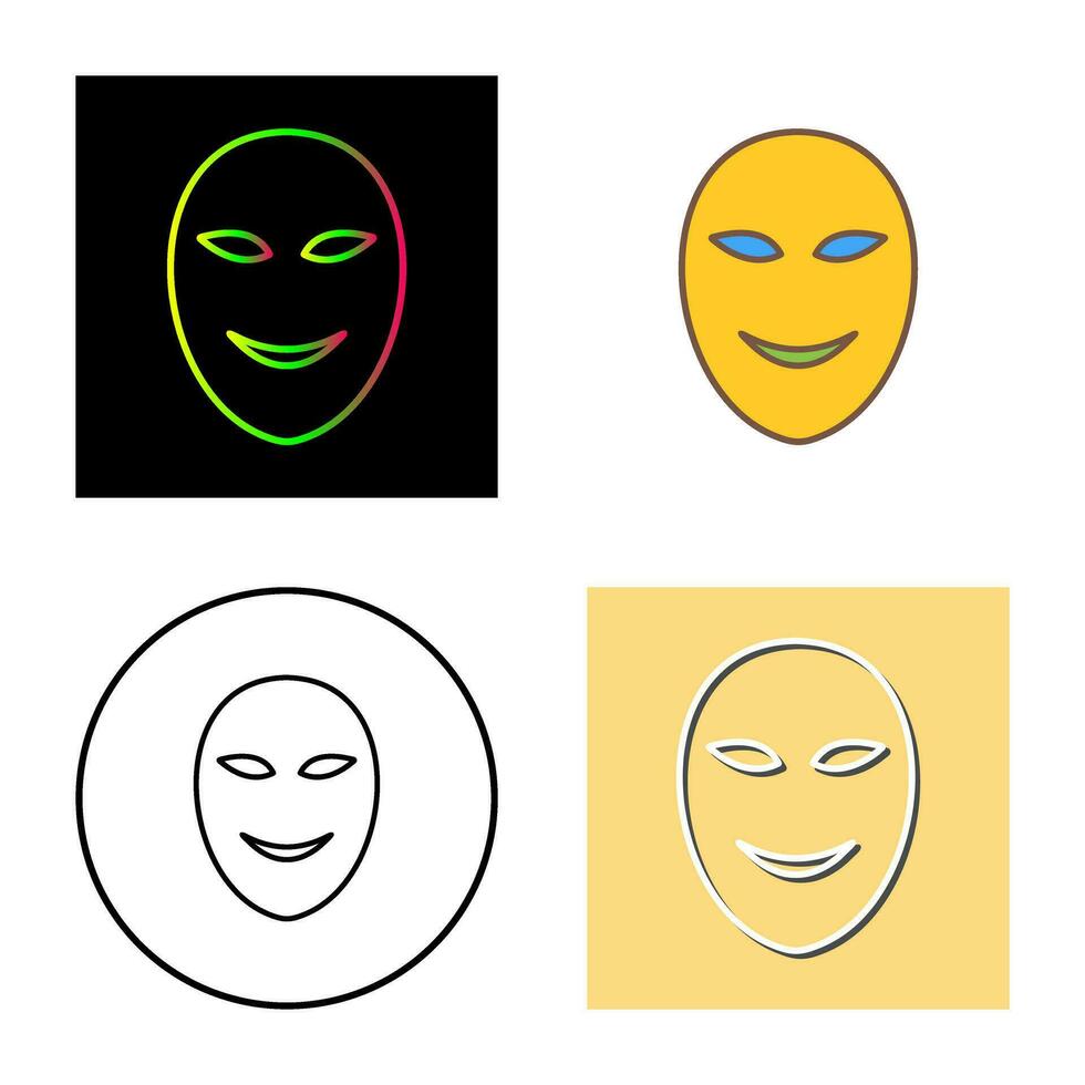 Ancient Face Mask Vector Icon