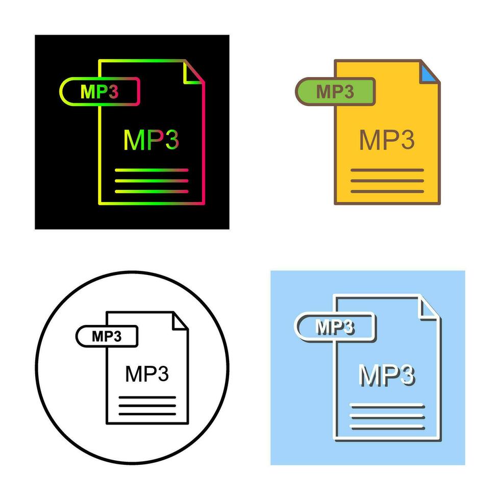 MP3 Vector Icon