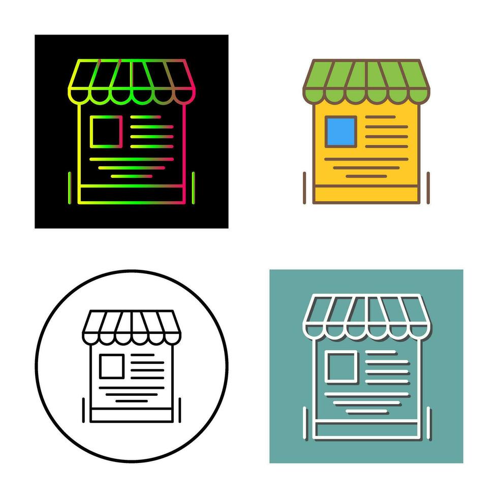 Mobile Shop Vector Icon