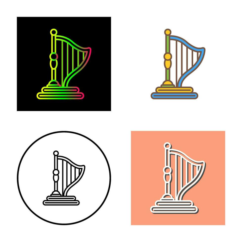 Harp Vector Icon