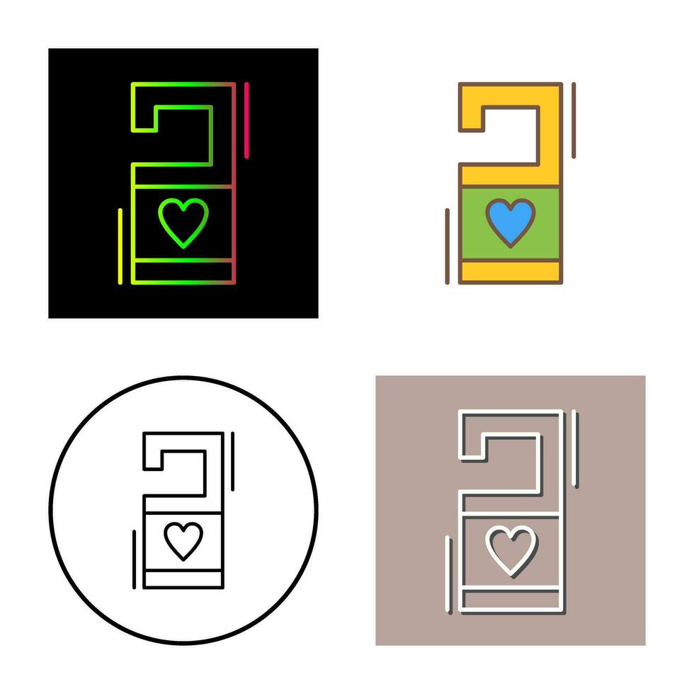 Door Knob Sign Vector Icon