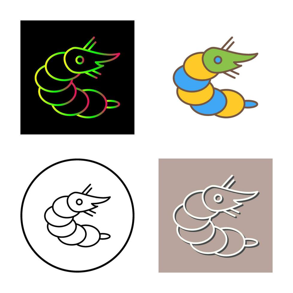 Shrimp Vector Icon