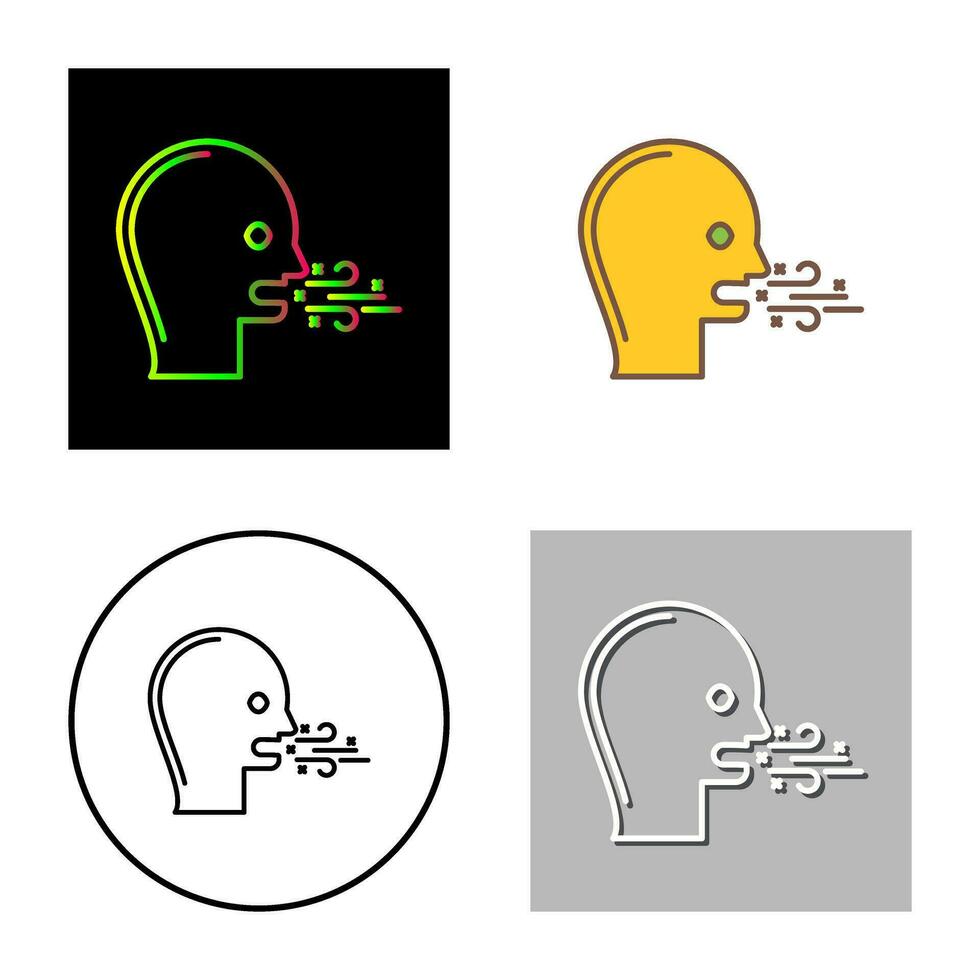 Bad Breath Vector Icon