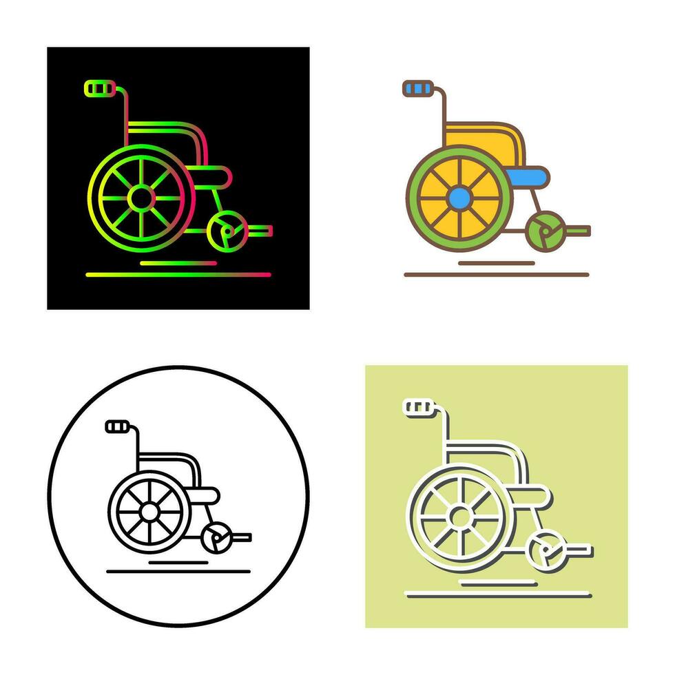 Wheel Chair Vector Icon