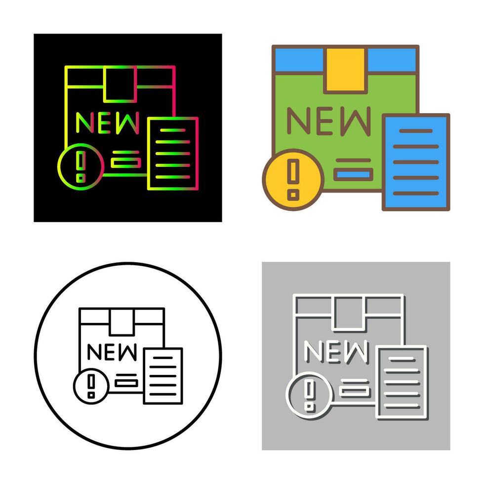 New Product Vector Icon