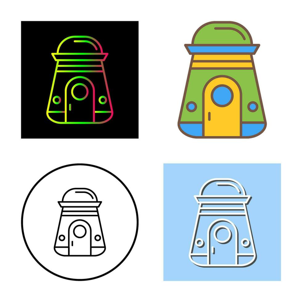 Space Capsule Vector Icon