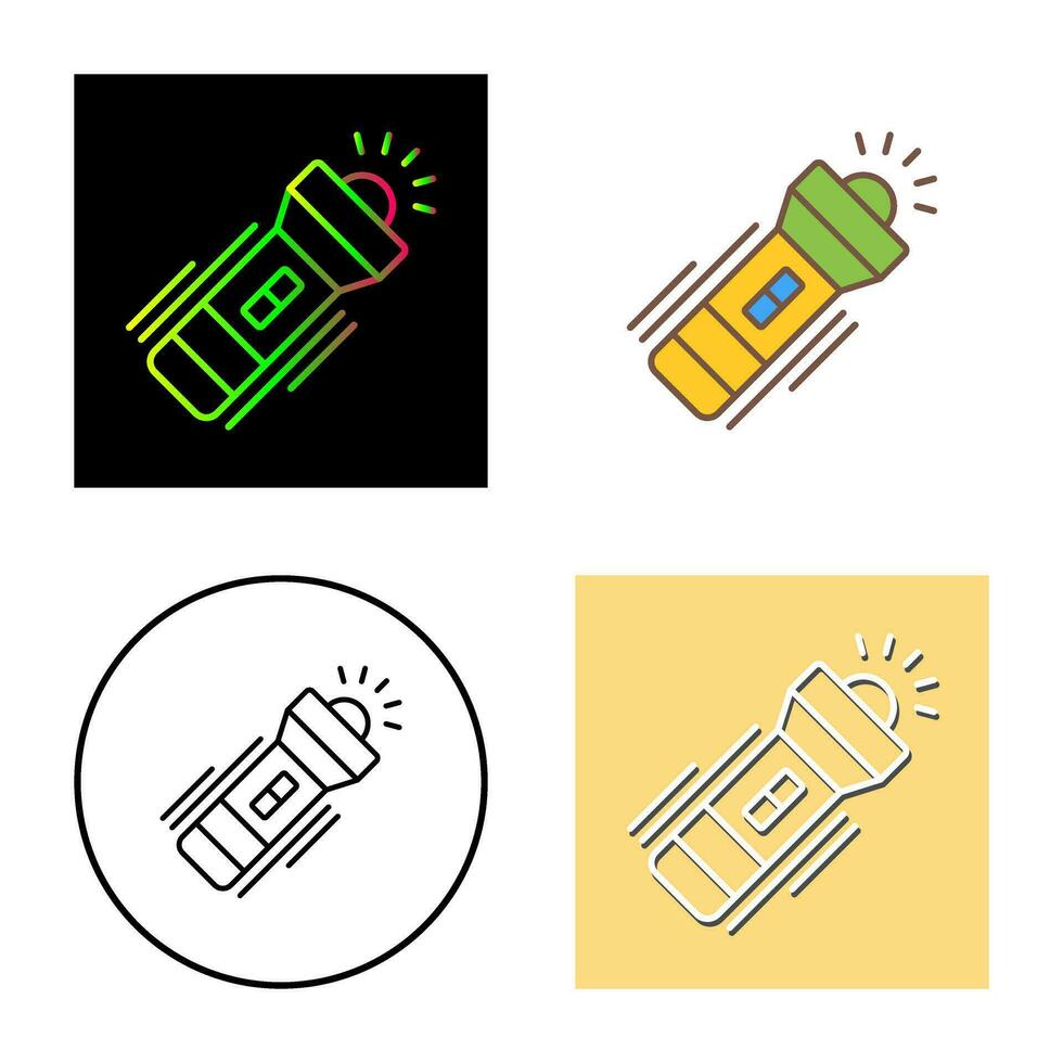 Flashlight Vector Icon