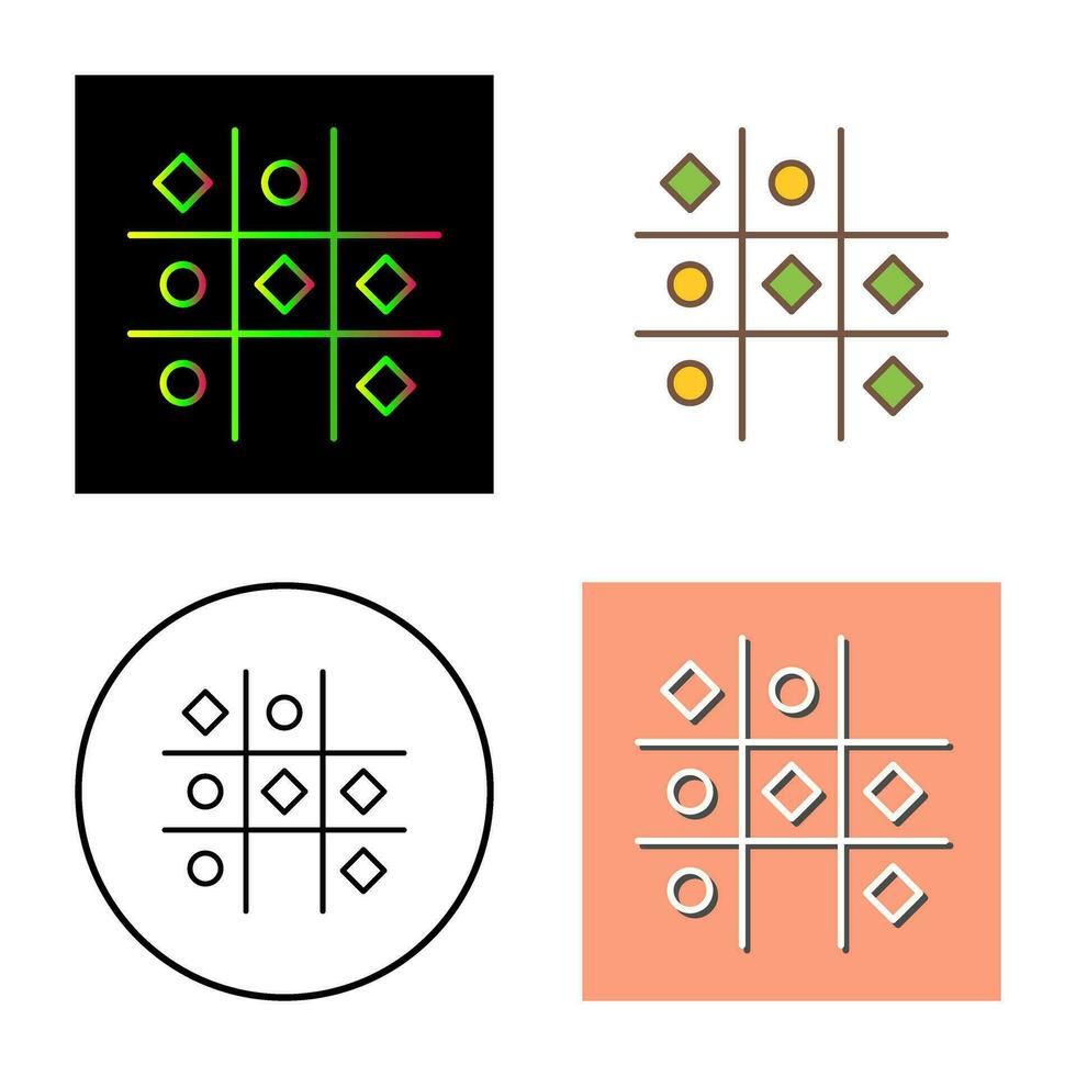 Tic Tac Toe Vector Icon