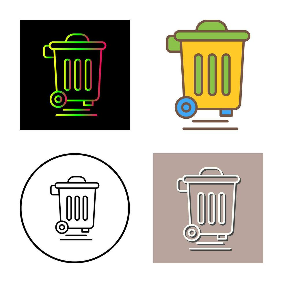 Dustbin Vector Icon