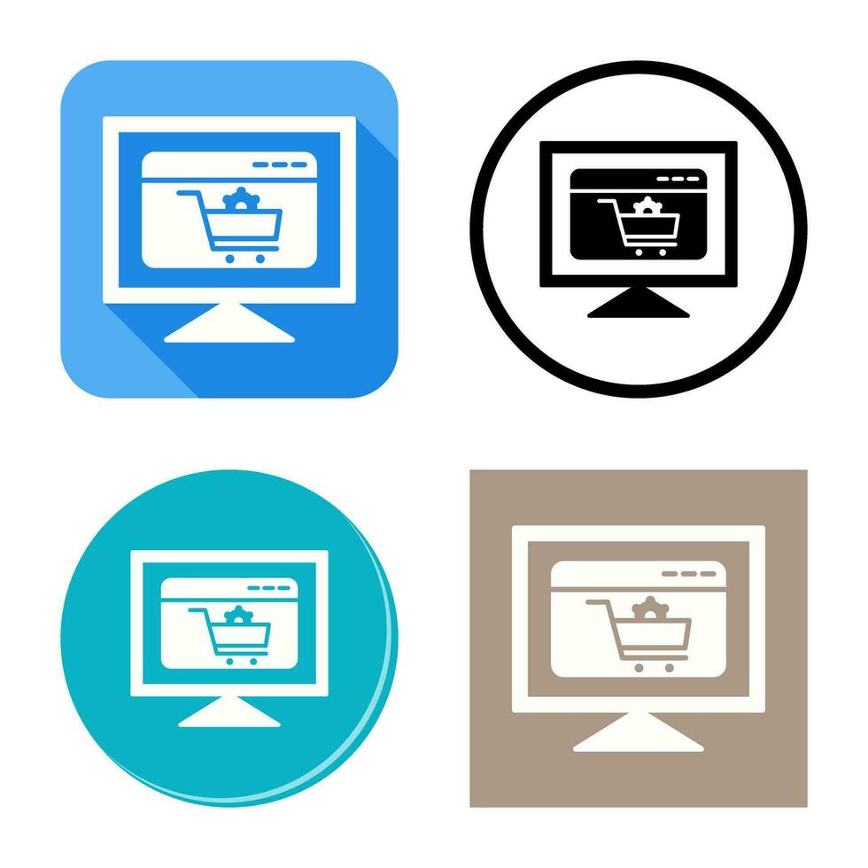 Ecommerce Settings Vector Icon