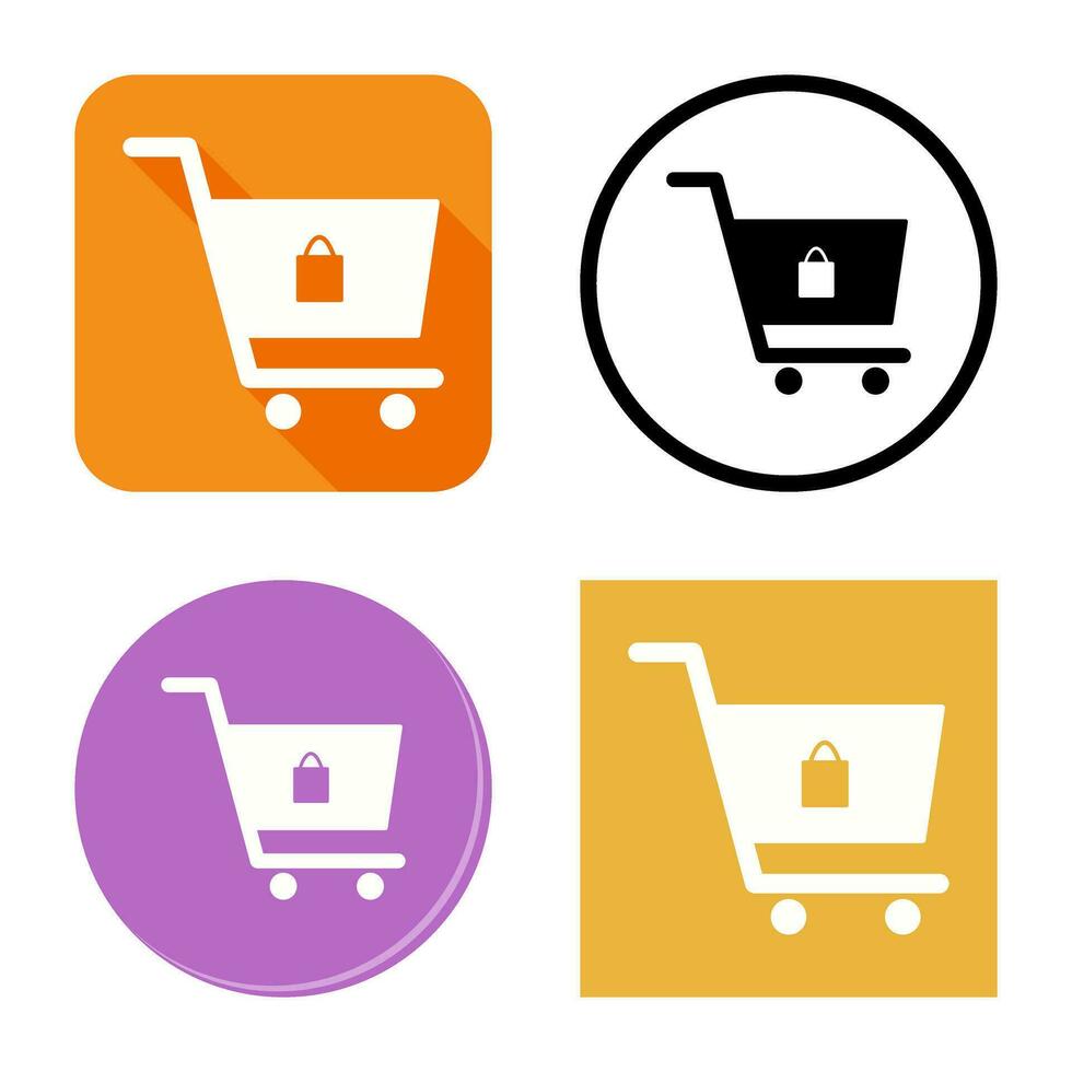 icono de vector de compras