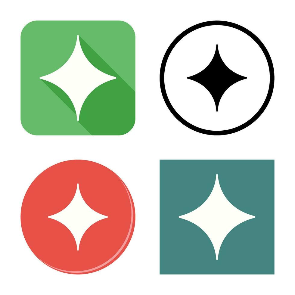 Unique Diamond Vector Icon