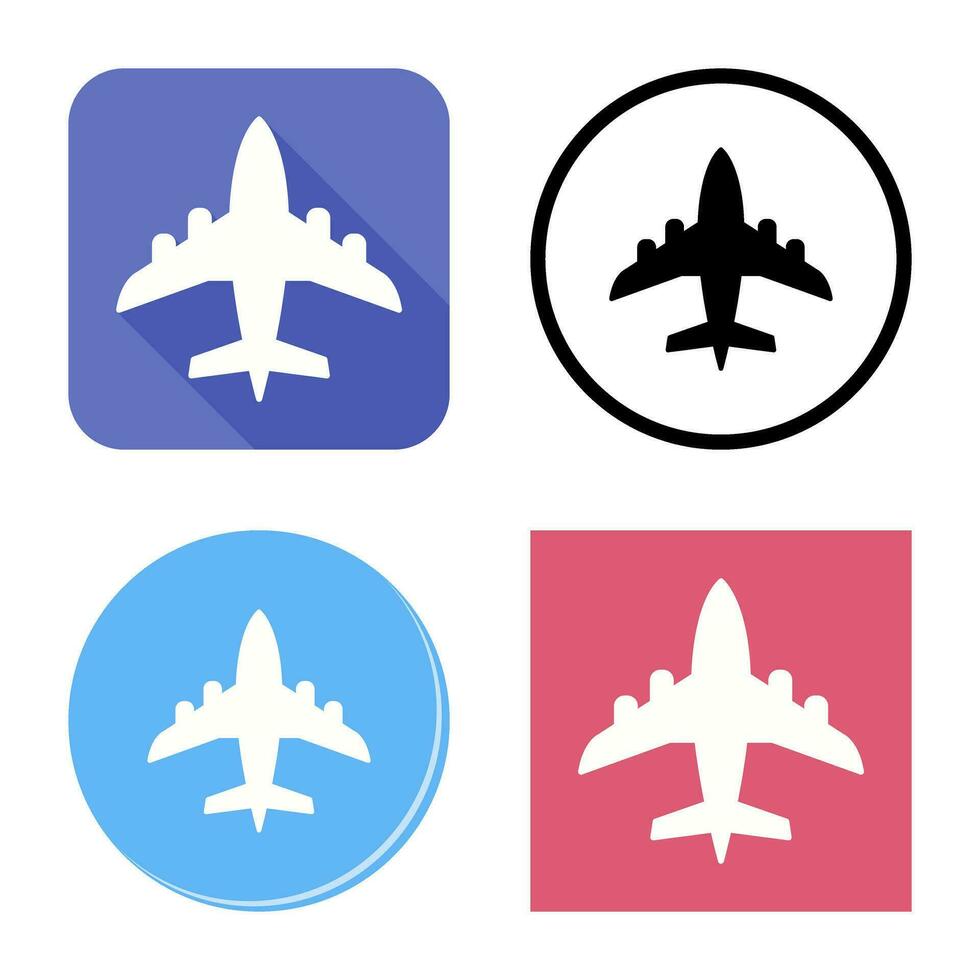 icono de vector de avión