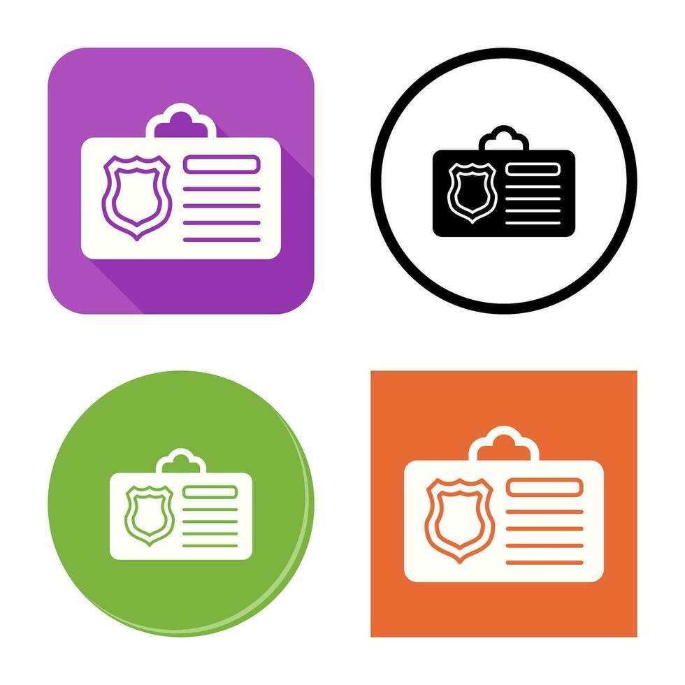 Id Card Vector Icon