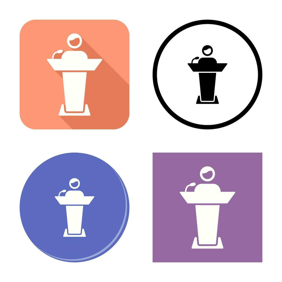 Elected Candidate Vector Icon