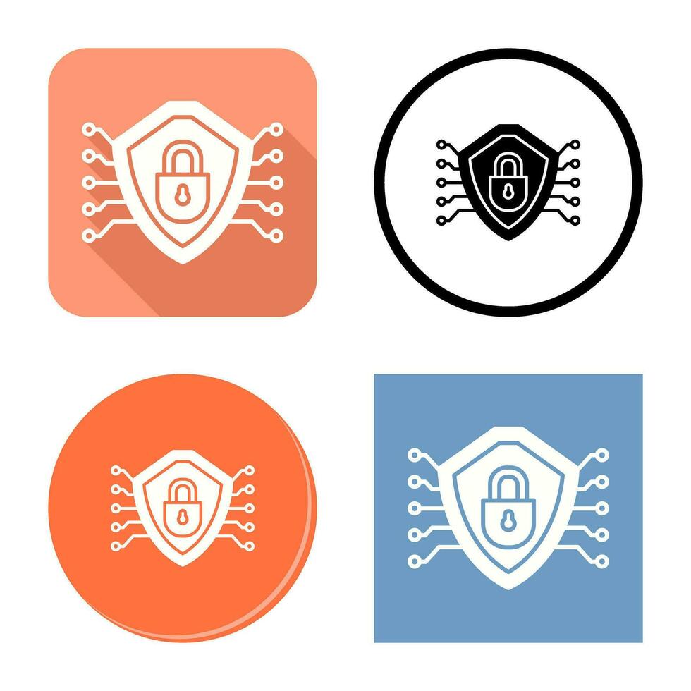 Cyber Security Vector Icon
