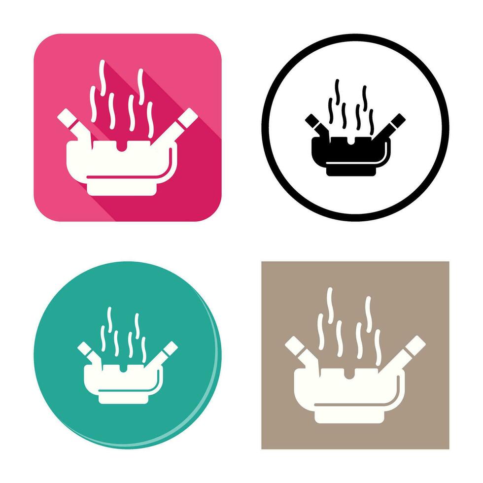 Ashtray Vector Icon