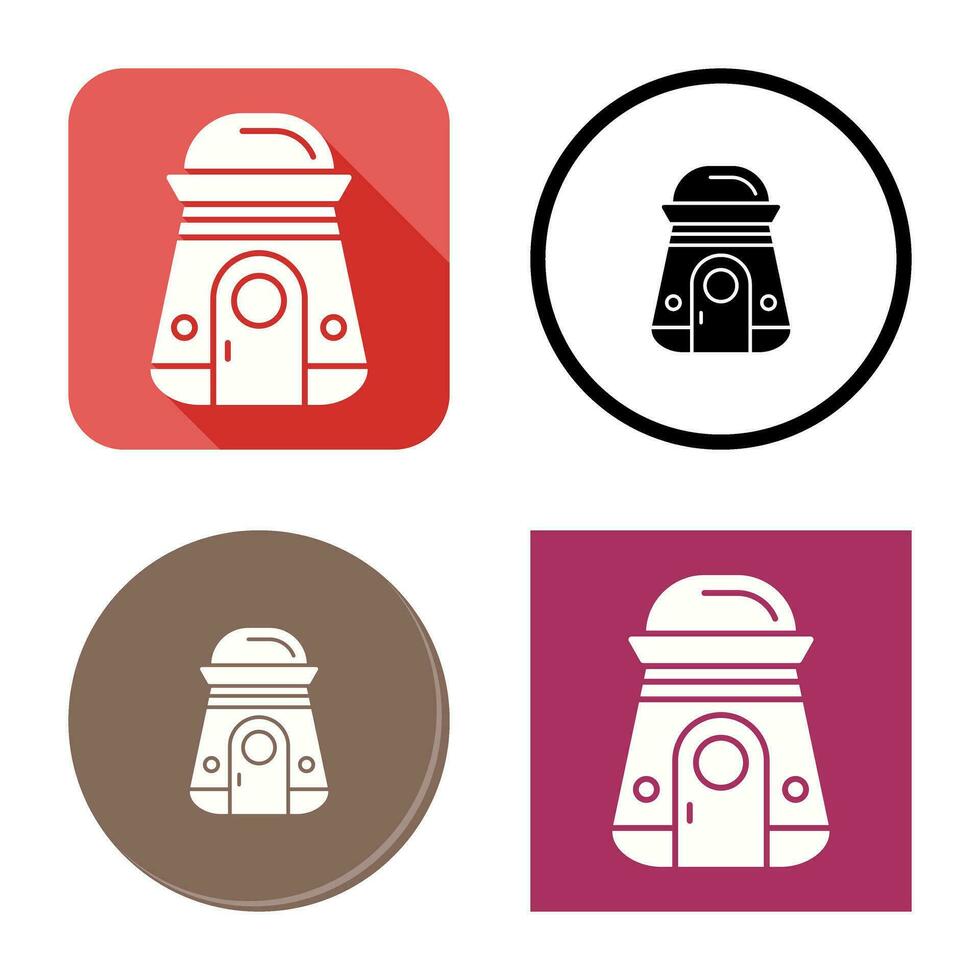 Space Capsule Vector Icon