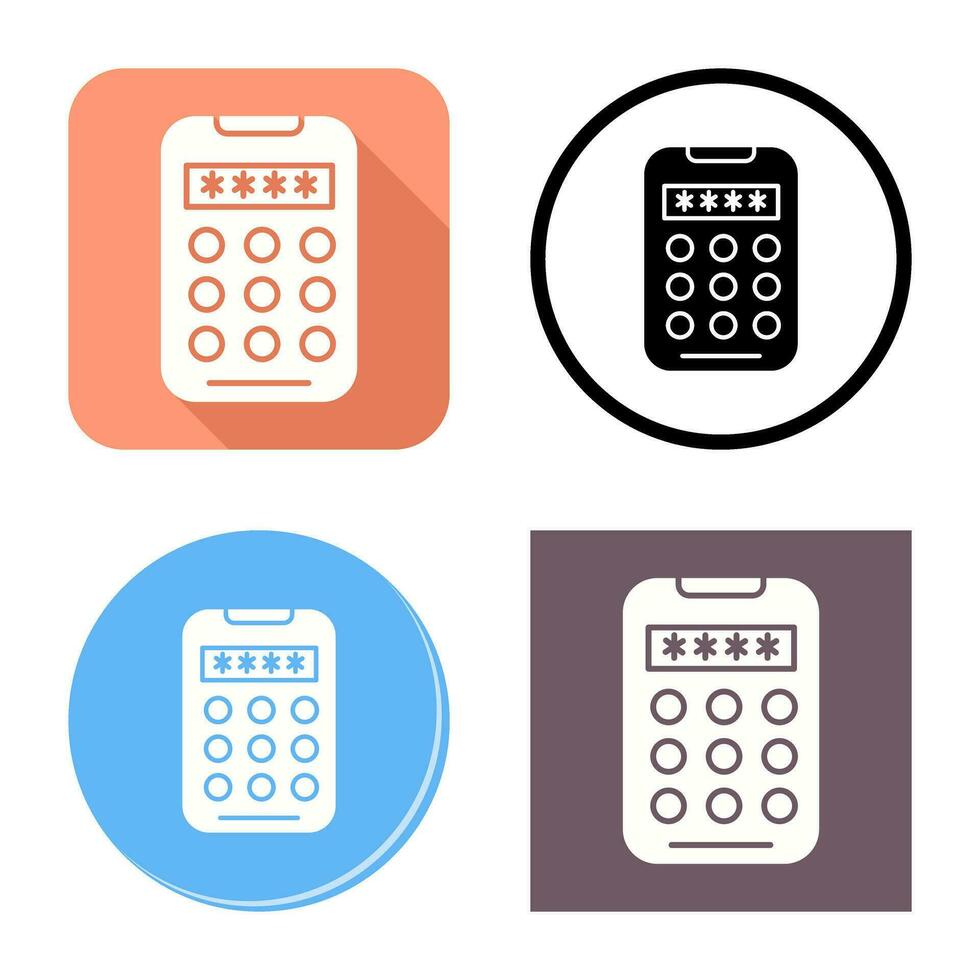 Pin Code Vector Icon