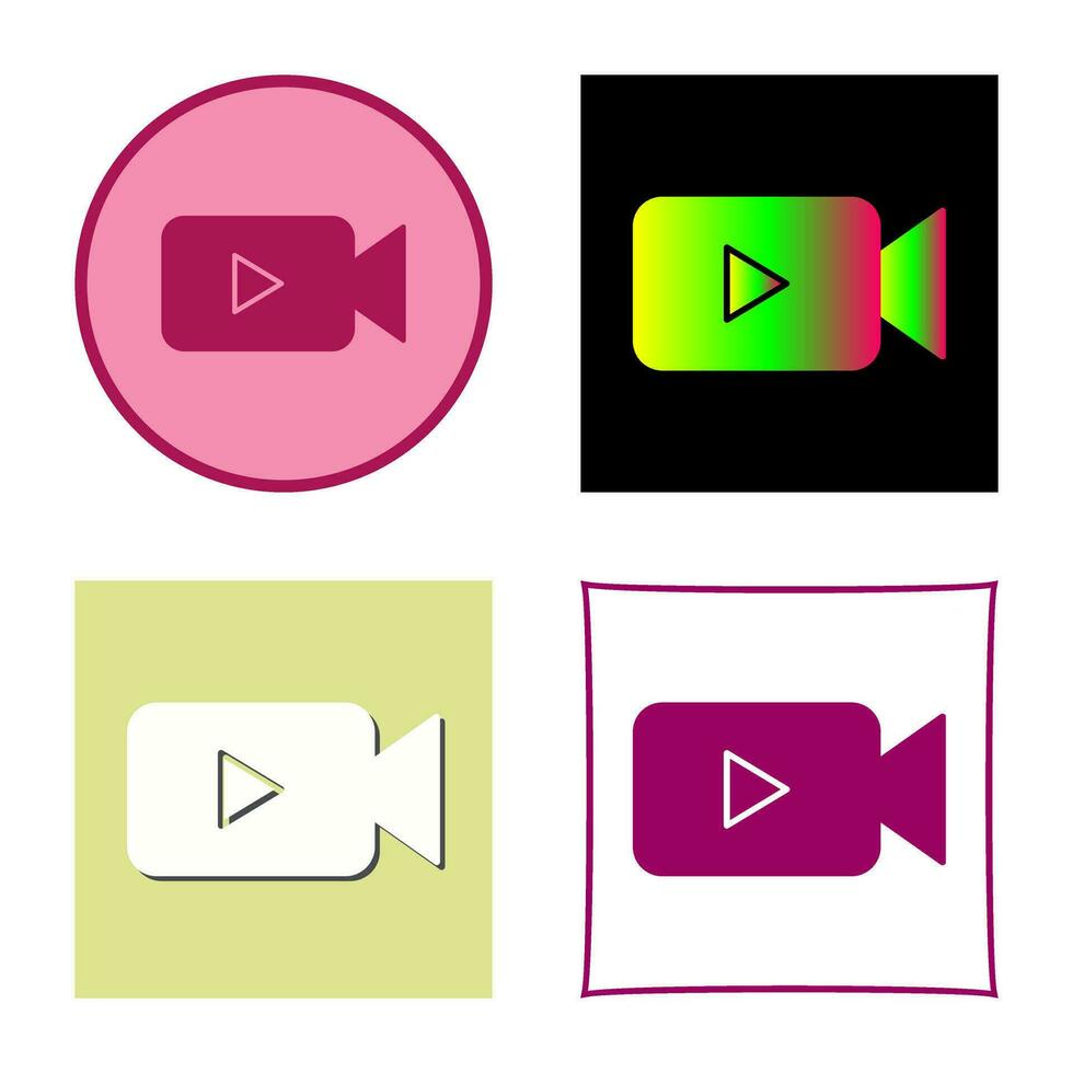 Unique Video Vector Icon