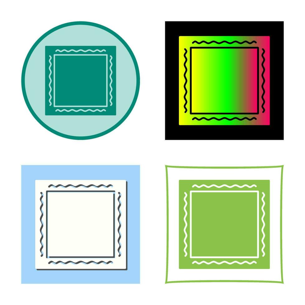 Unique Frame Vector Icon