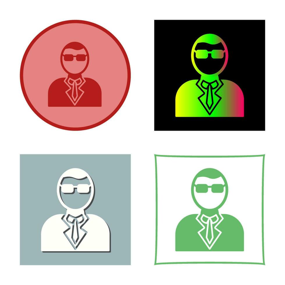 Casino Manager Vector Icon