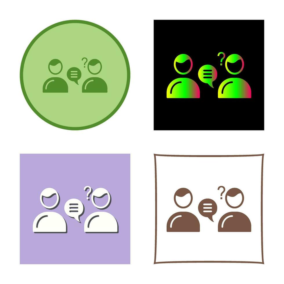 Unique Consulting Services Vector Icon