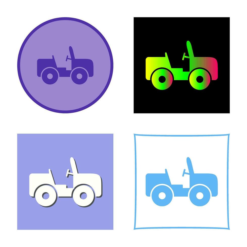 Safari Jeep Vector Icon