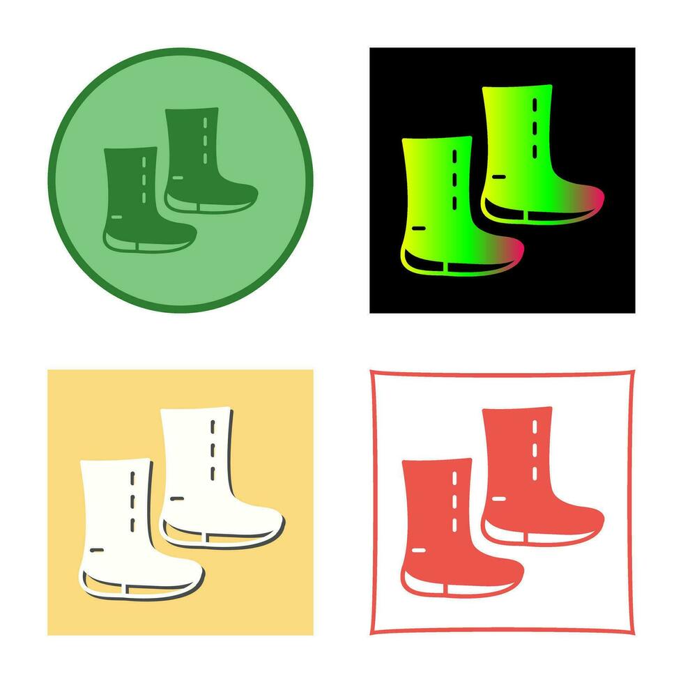 Unique Boots Vector Icon