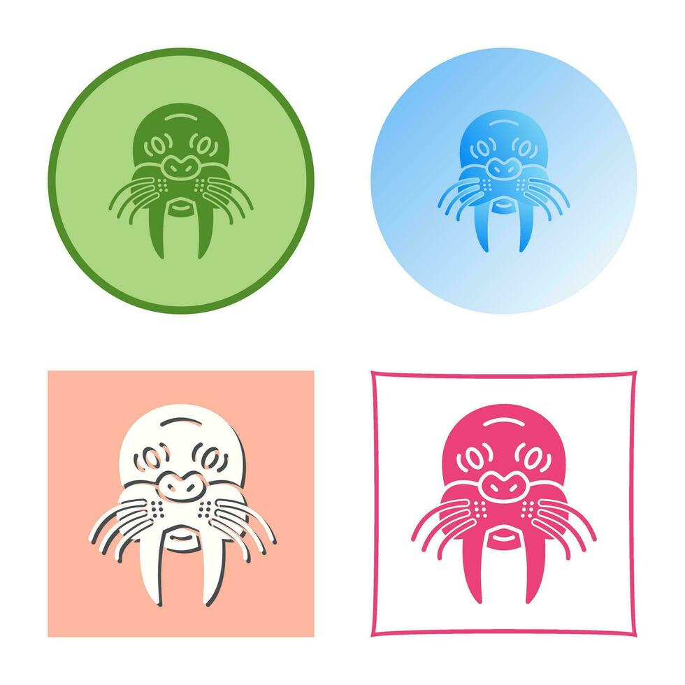 Walrus Vector Icon