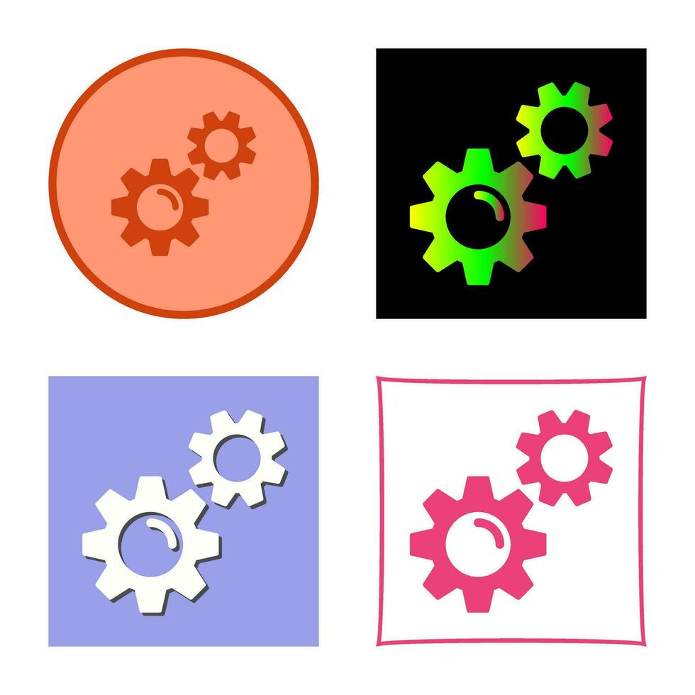 Gears Vector Icon