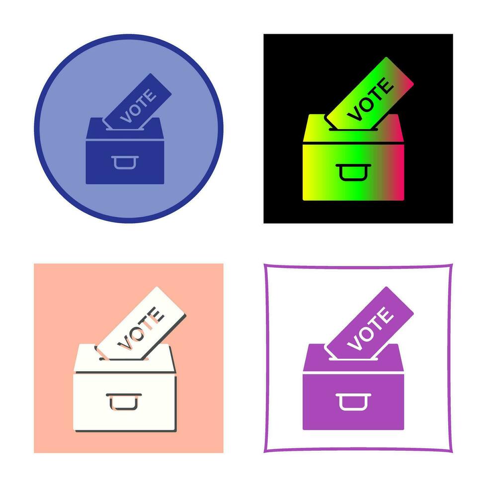 Casting Vote Vector Icon