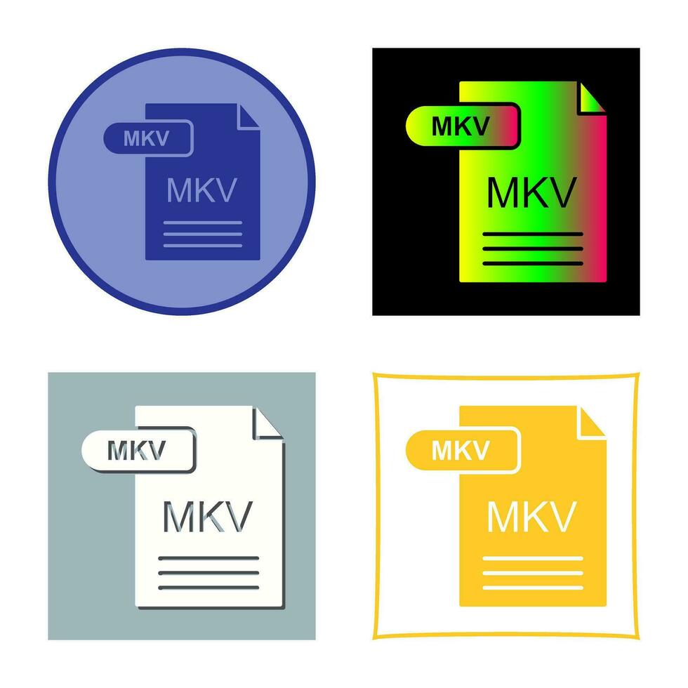 MKV Vector Icon