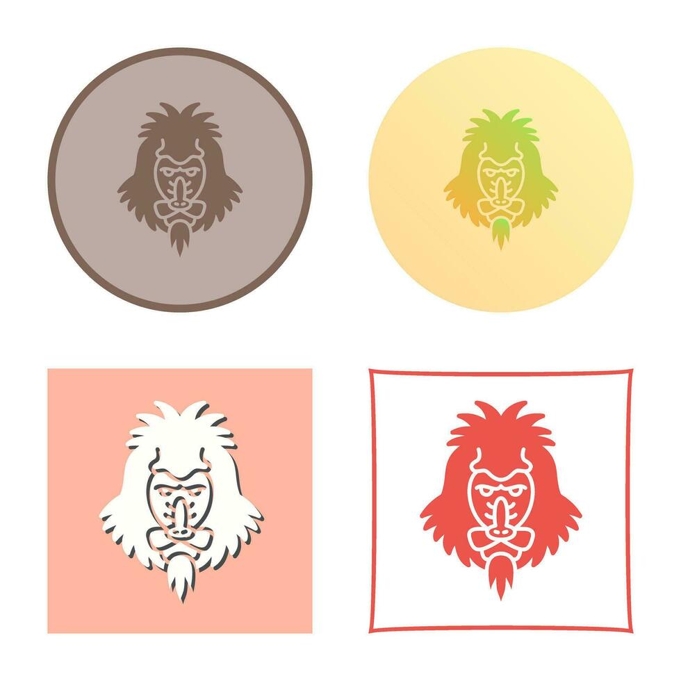 Mandrill Vector Icon