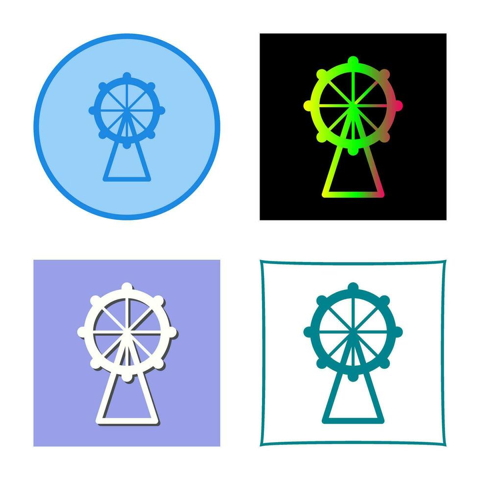 Ferris Wheel Vector Icon