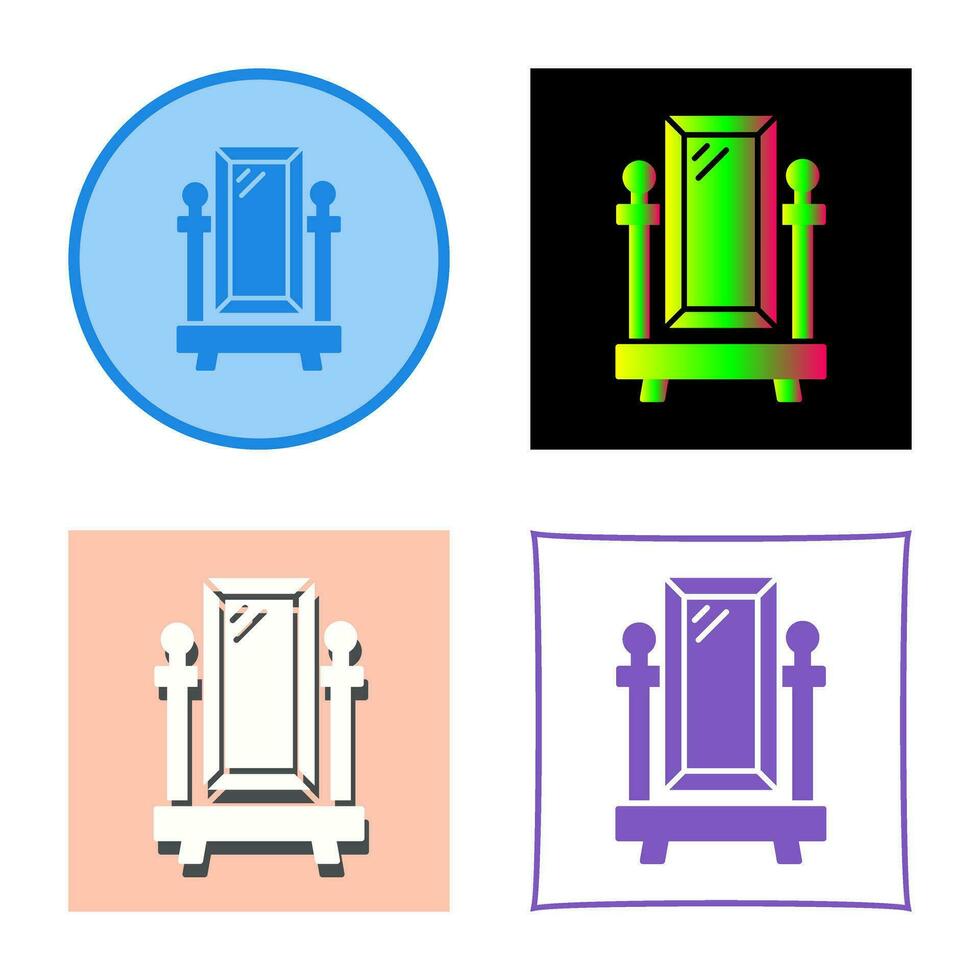 Floor Mirror Vector Icon