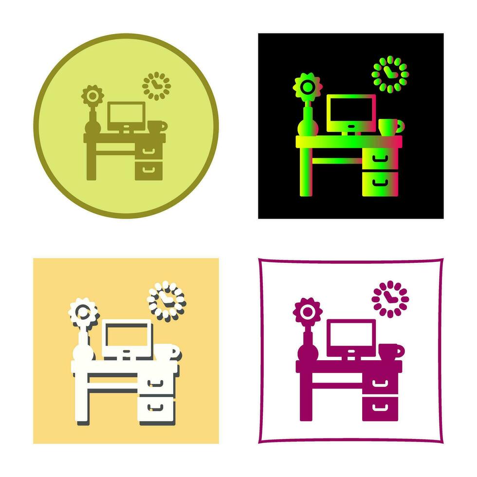 Work Table Vector Icon