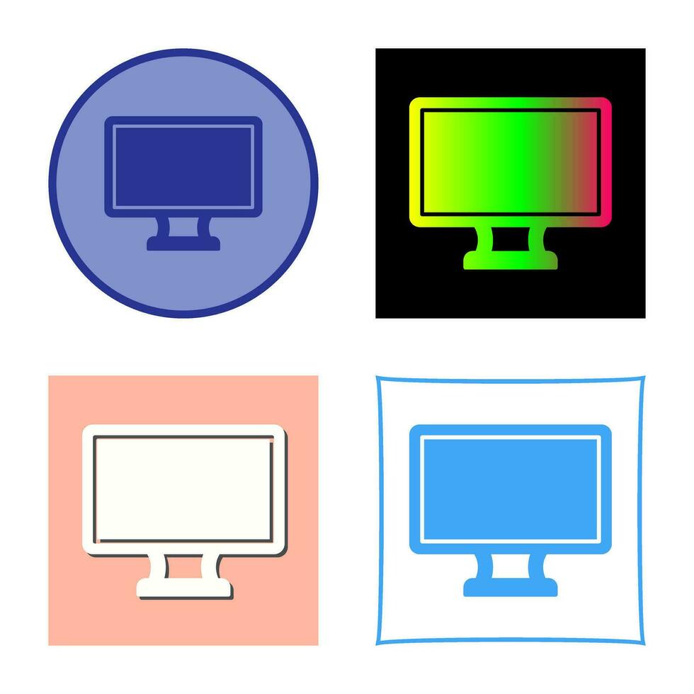 Lcd Vector Icon