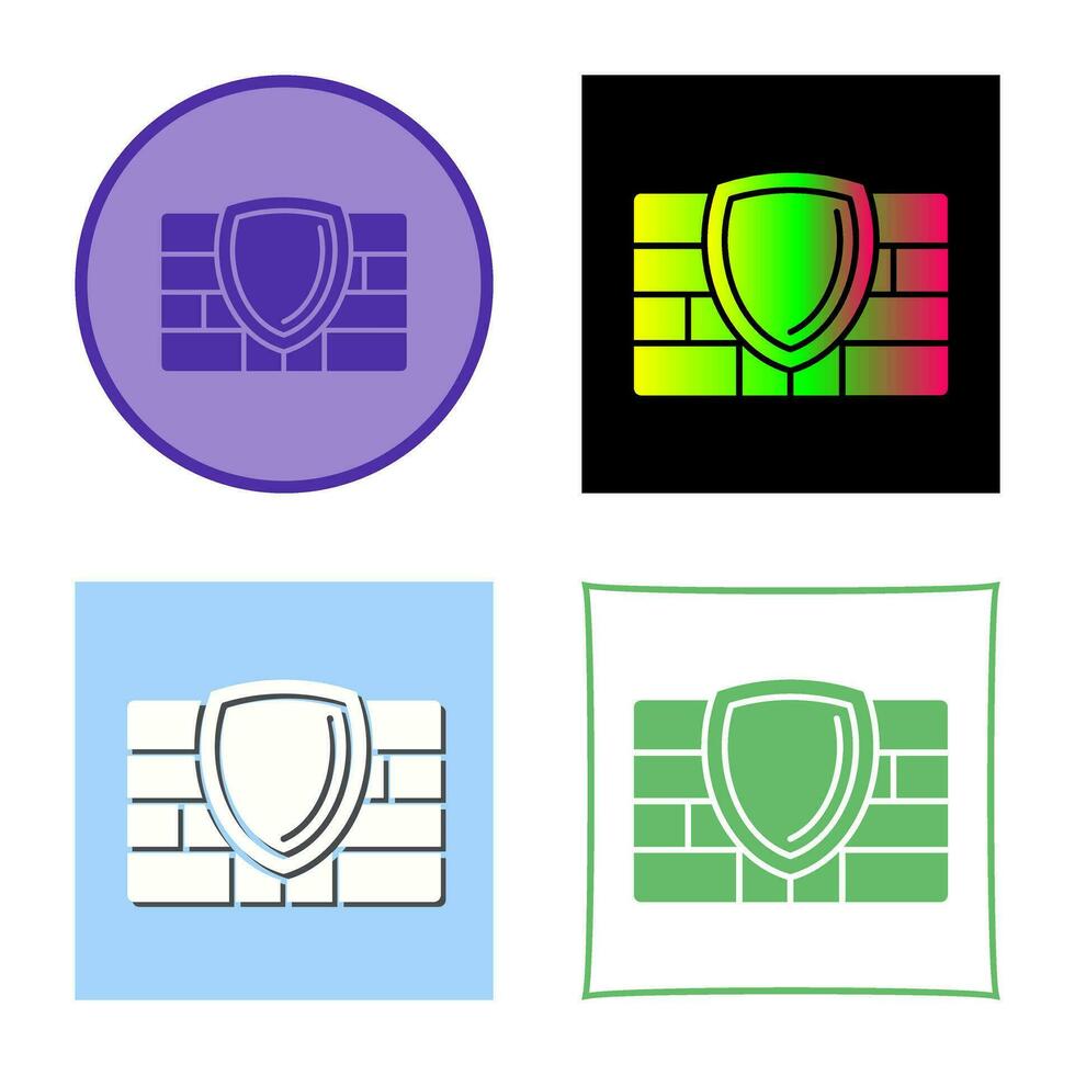 Firewall Vector Icon