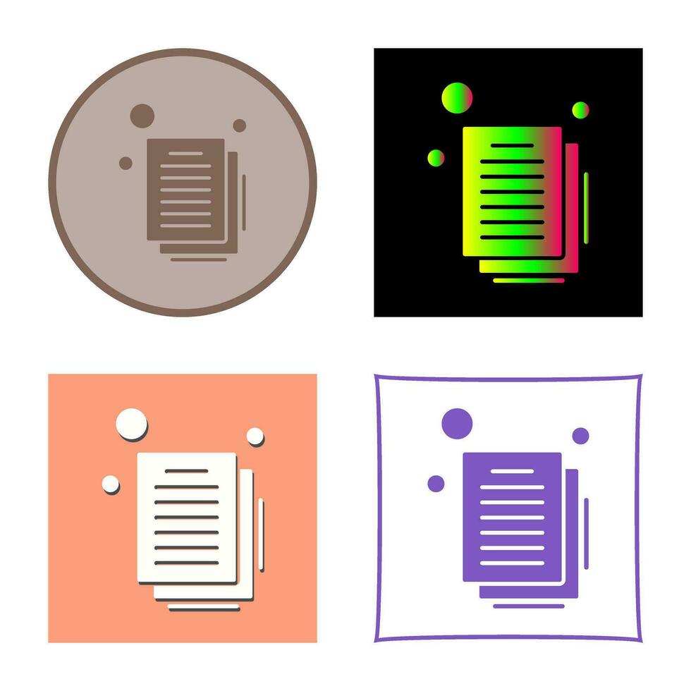 Document Vector Icon