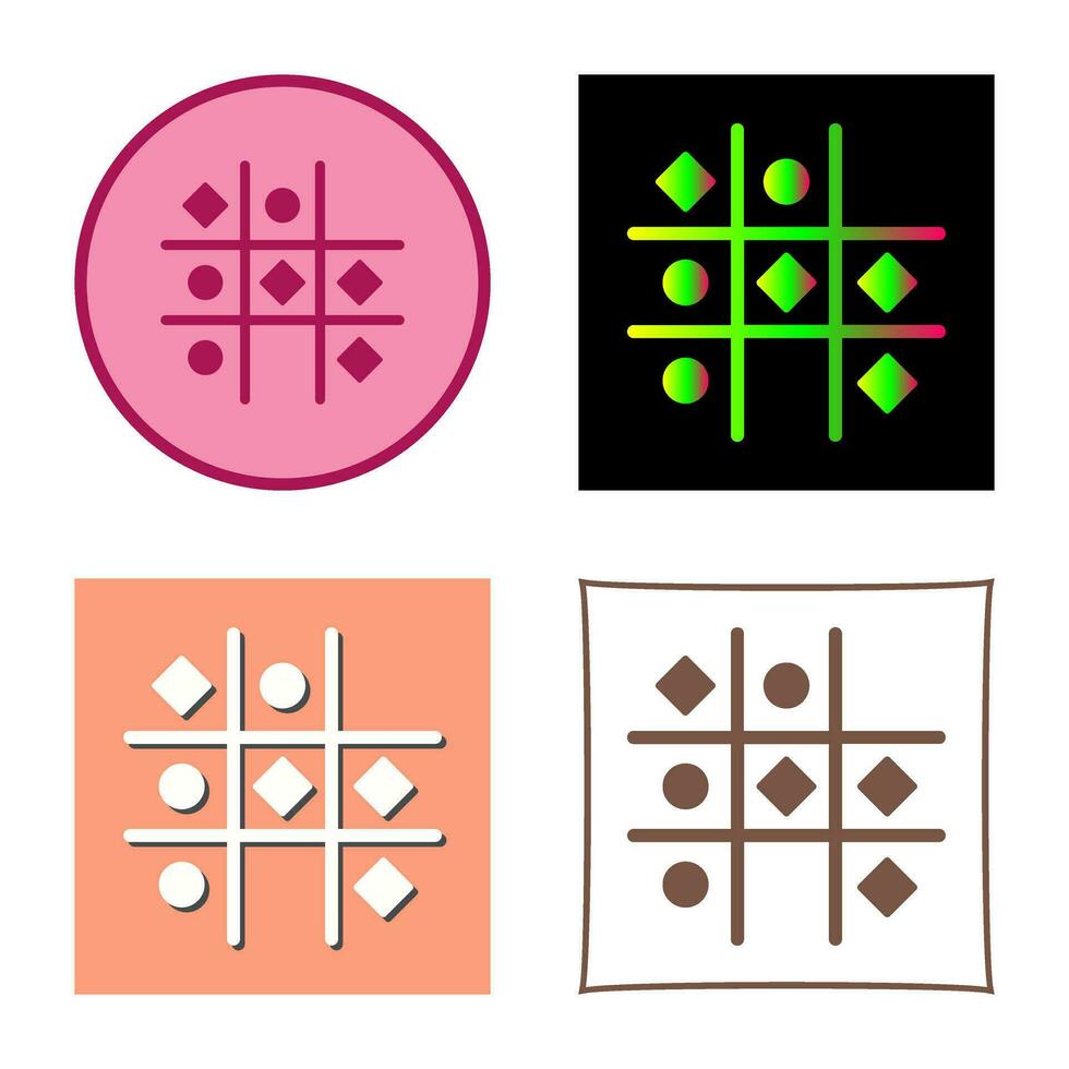 Tic Tac Toe Vector Icon