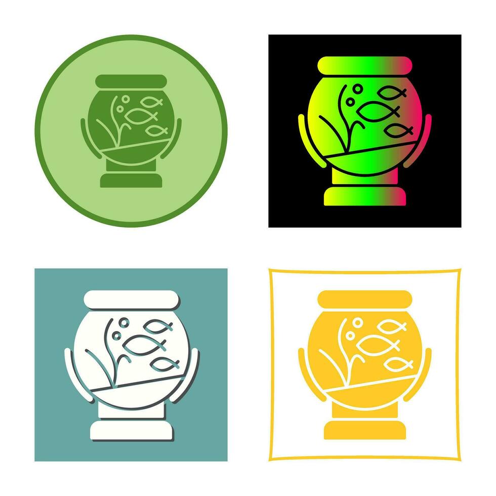 Fishbowl Vector Icon