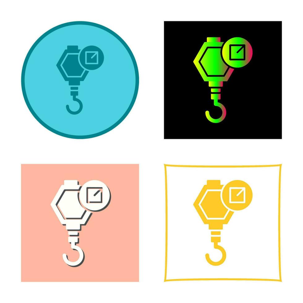 icono de vector de gancho