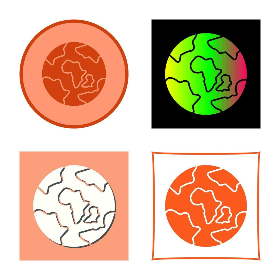 Earth Vector Icon