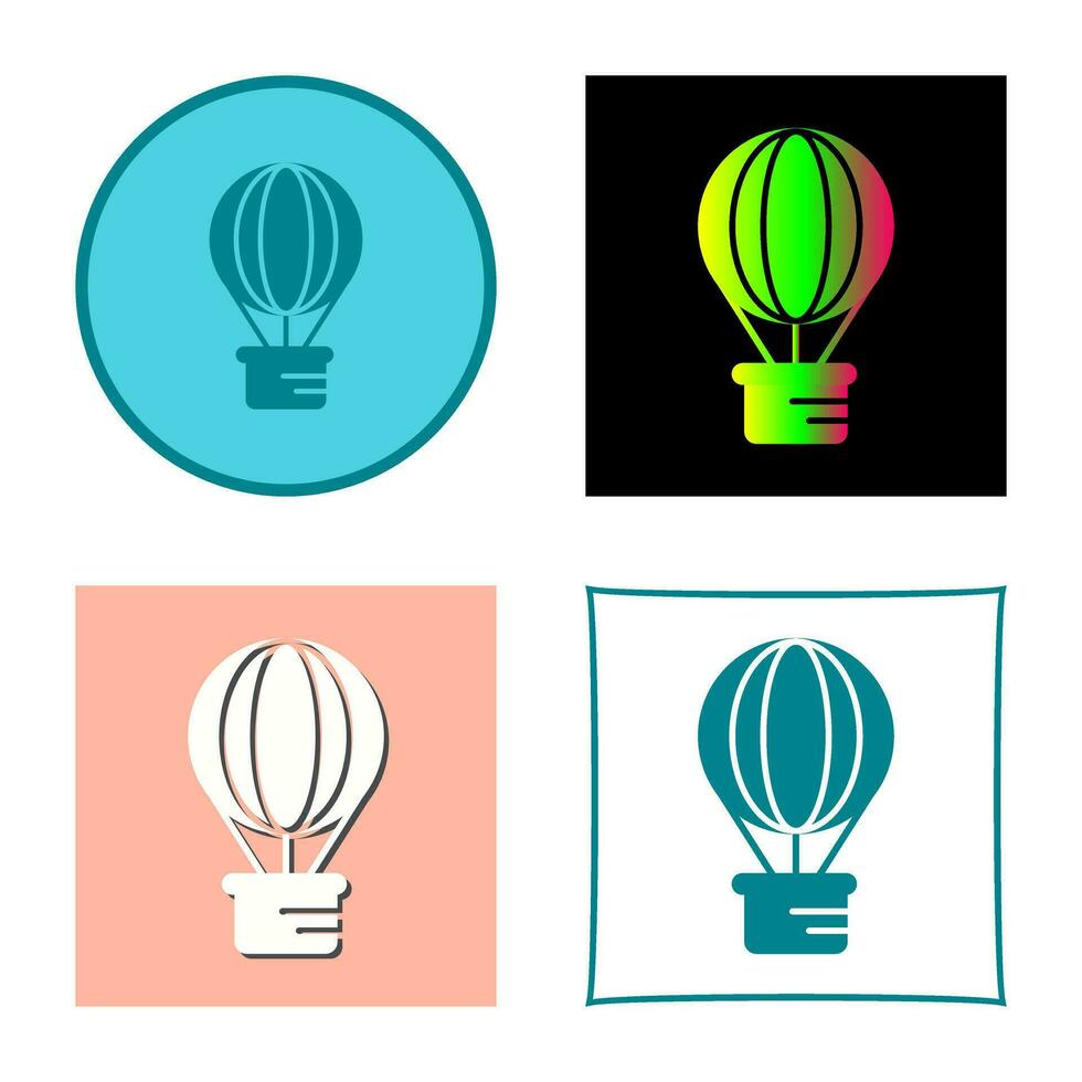 Hot Air Balloon Vector Icon