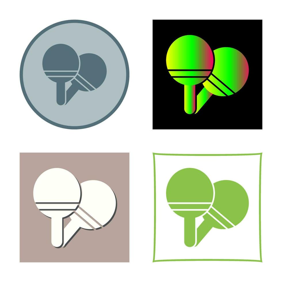 Ping Pong Vector Icon