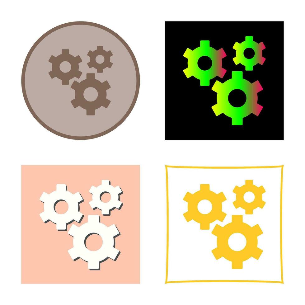 Gears Vector Icon