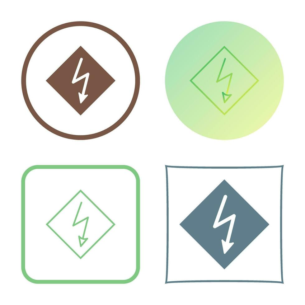 High Voltage Vector Icon