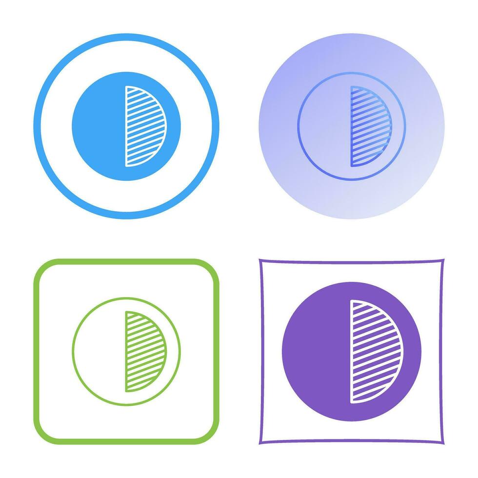 Unique Contrast Vector Icon